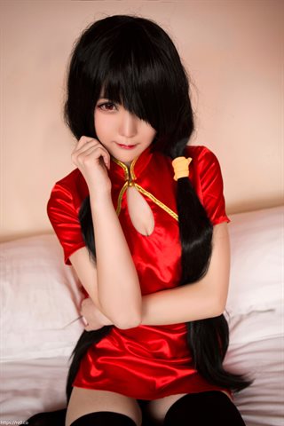 一小央泽-时崎狂三 大红旗袍 - 0003.jpg