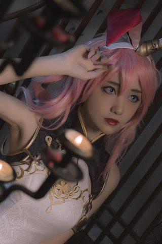南桃Momoko-八重樱旗袍 - 0009.jpg