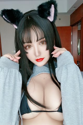 夏鸽鸽不想起床-猫耳 白+黑-猫耳卫衣黑 - 0011.jpg