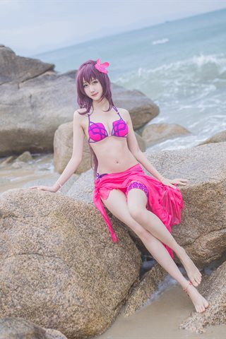 木绵绵OwO-斯卡哈-泳装 - 0007.jpg