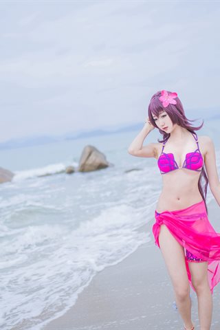 木绵绵OwO-斯卡哈-泳装 - 0009.jpg