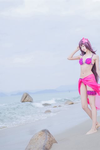 木绵绵OwO-斯卡哈-泳装 - 0011.jpg