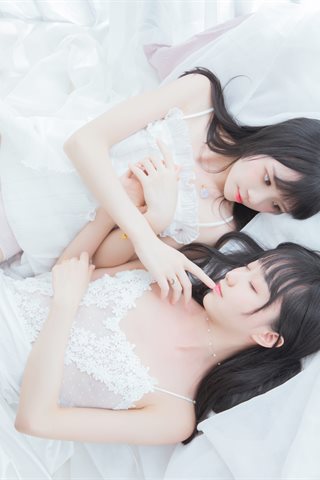 木绵绵OwO-木绵绵OwO×桜桃喵-她(S·H·E)-朝(白裙×白裙)-白色长裙 - 0041.jpg