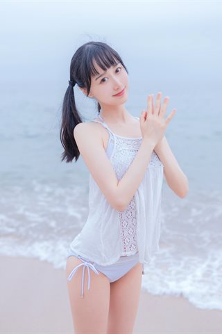 木绵绵OwO-海边白色比基尼电子版 - 0009.jpg