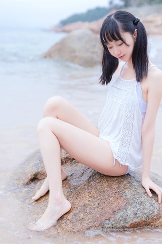 木绵绵OwO-海边白色比基尼电子版 - 0021.jpg