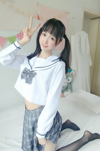 木绵绵OwO-灰格子JK - 0005.jpg