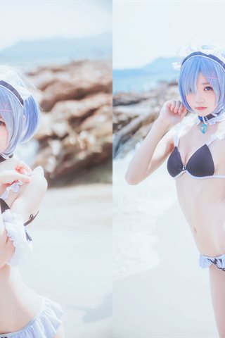 桜桃喵-lofter套图-蕾姆水着 - 0002.jpg