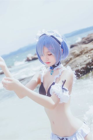 桜桃喵-lofter套图-蕾姆水着 - 0004.jpg