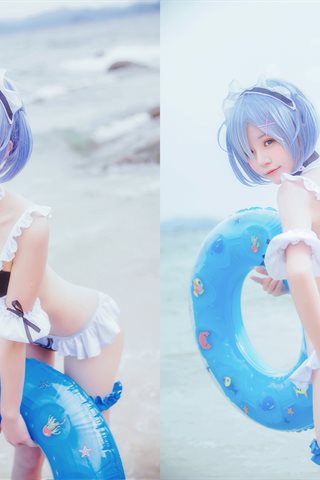 桜桃喵-lofter套图-蕾姆水着 - 0005.jpg