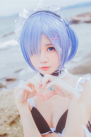 桜桃喵-lofter套图-蕾姆水着 - 0009.jpg