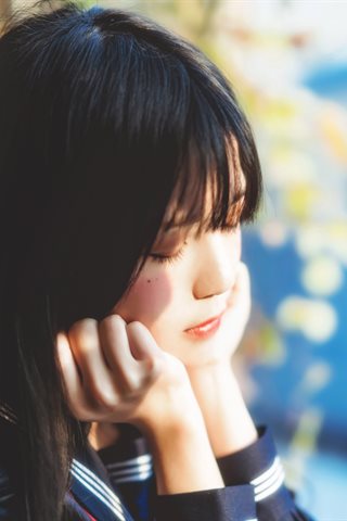 桜桃喵-小少女-黑色水手服 - 0002.jpg
