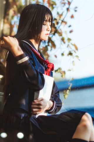 桜桃喵-小少女-黑色水手服 - 0006.jpg