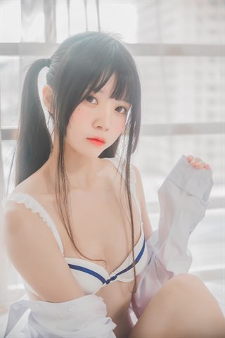 桜桃喵-桜桃未熟1-白衬衫双马尾 - 0013.jpg