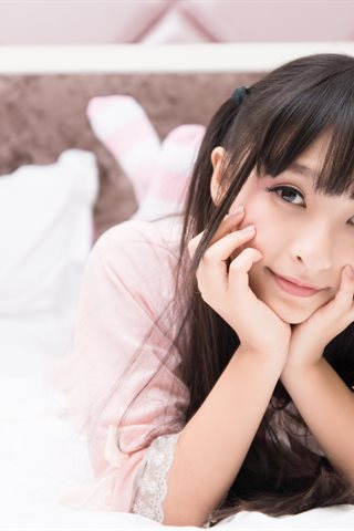 神楽坂真冬-早期写真-粉白条纹系列 - 0045.jpg