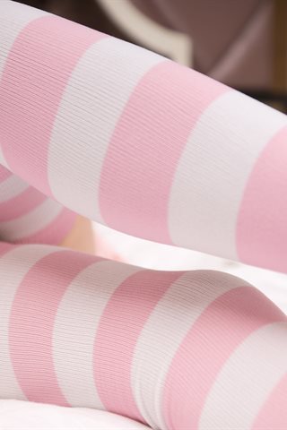 神楽坂真冬-早期写真-粉白条纹系列 - 0088.jpg