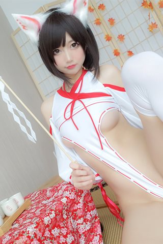 nagisa魔物喵-20201221 新しい写真 nagisa魔物喵自撮り11 狐の巫女(動画入り)-sample - 0002.jpg