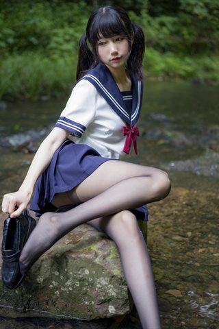 nagisa魔物喵-新-VOL.04 森之彼女(森の中の女子高生) - 0006.jpg