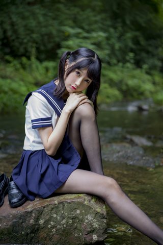 nagisa魔物喵-新-VOL.04 森之彼女(森の中の女子高生) - 0008.jpg