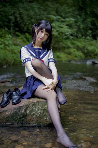 nagisa魔物喵-新-VOL.04 森之彼女(森の中の女子高生) - 0009.jpg