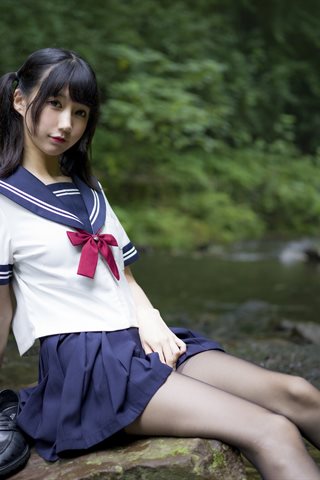 nagisa魔物喵-新-VOL.04 森之彼女(森の中の女子高生) - 0015.jpg