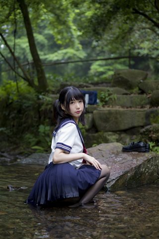 nagisa魔物喵-新-VOL.04 森之彼女(森の中の女子高生) - 0025.jpg