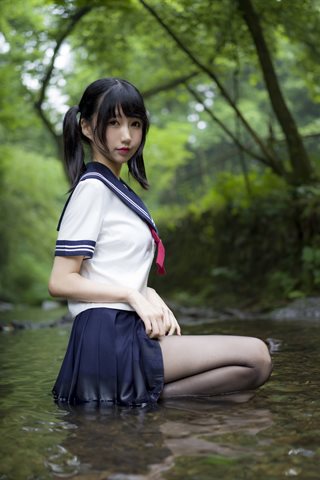 nagisa魔物喵-新-VOL.04 森之彼女(森の中の女子高生) - 0026.jpg