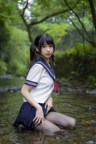 nagisa魔物喵-新-VOL.04 森之彼女(森の中の女子高生) - 0028.jpg