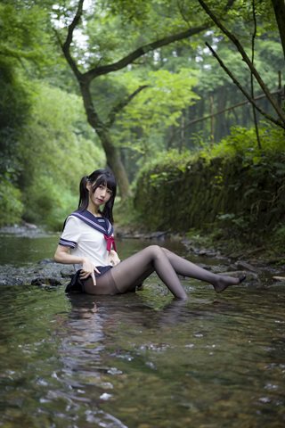 nagisa魔物喵-新-VOL.04 森之彼女(森の中の女子高生) - 0036.jpg