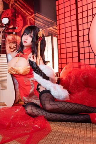 Rioko凉凉子-旗袍大凤 - 0002.jpg