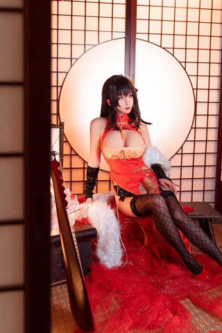 Rioko凉凉子-旗袍大凤 - 0006.jpg