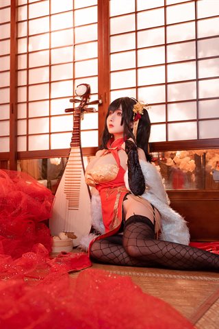 Rioko凉凉子-旗袍大凤 - 0010.jpg