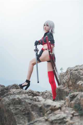 Rioko凉凉子-泳装黑贞 - 0005.jpg