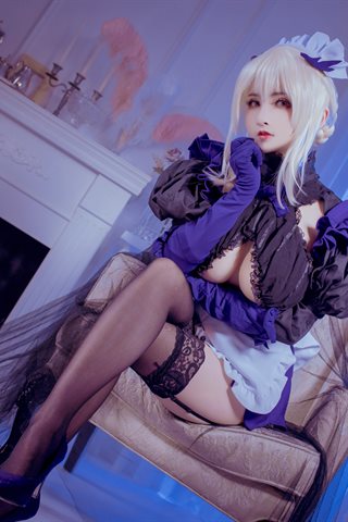 Rioko凉凉子-黑枪呆女仆 - 0006.jpg