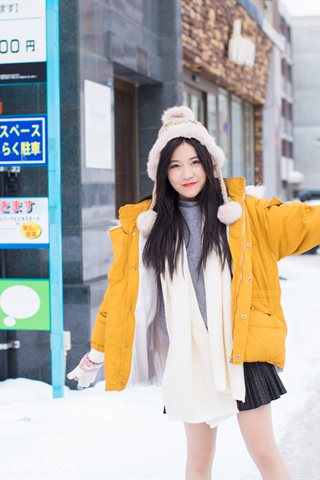 [IMiss爱蜜社] 2018.06.13 Vol.254 许诺Sabrina Giocando con un affascinante kimono nella neve - 0001.jpg