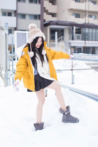 [IMiss爱蜜社] 2018.06.13 Vol.254 许诺Sabrina Giocando con un affascinante kimono nella neve - 0006.jpg