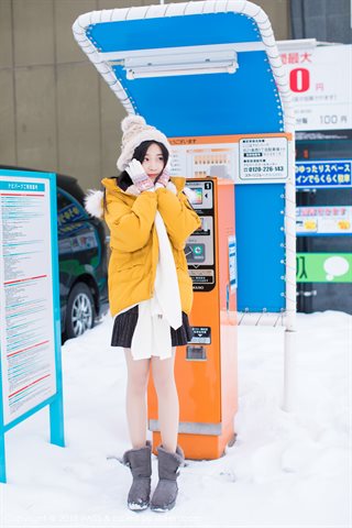 [IMiss爱蜜社] 2018.06.13 Vol.254 许诺Sabrina Jouer dans un charmant kimono dans la neige - 0009.jpg
