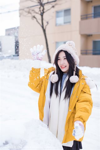[IMiss爱蜜社] 2018.06.13 Vol.254 许诺Sabrina In einem bezaubernden Kimono im Schnee spielen - 0013.jpg