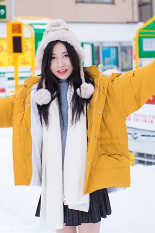 [IMiss爱蜜社] 2018.06.13 Vol.254 许诺Sabrina In einem bezaubernden Kimono im Schnee spielen - 0015.jpg