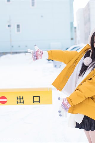 [IMiss爱蜜社] 2018.06.13 Vol.254 许诺Sabrina Jugando con un encantador kimono en la nieve. - 0021.jpg