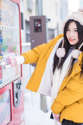 [IMiss爱蜜社] 2018.06.13 Vol.254 许诺Sabrina Jugando con un encantador kimono en la nieve. - 0027.jpg