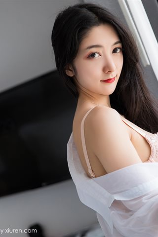 [IMiss爱蜜社] 2018.06.27 Vol.259 小热巴 Pure white lace suspenders - 0042.jpg