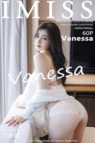 [IMISS爱蜜社] Vol.656 Vanessa ชุดชั้นในสีขาว
