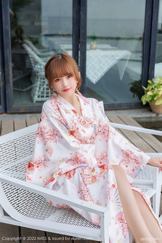 [IMISS爱蜜社] Vol.676 张思允Nice Kimono con ropa interior blanca de encaje - 0013.jpg