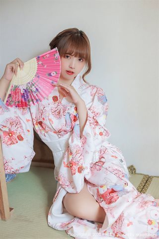 [IMISS爱蜜社] Vol.676 张思允Nice Kimono con ropa interior blanca de encaje - 0018.jpg