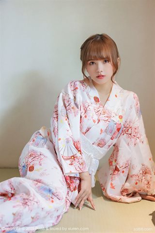 [IMISS爱蜜社] Vol.676 张思允Nice Kimono con ropa interior blanca de encaje - 0023.jpg