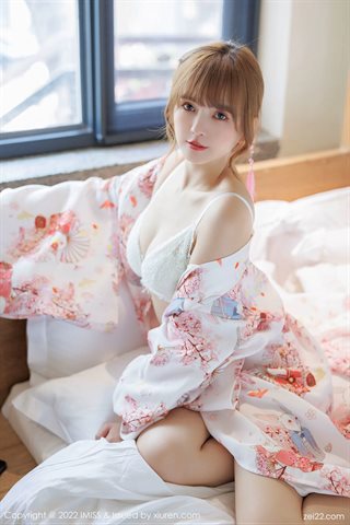 [IMISS爱蜜社] Vol.676 张思允Nice Kimono with lace white underwear - 0051.jpg
