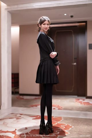[XIAOYU语画界] Vol.591 Cheng Cheng Cheng elegante uniforme de estilo universitario - 0002.jpg