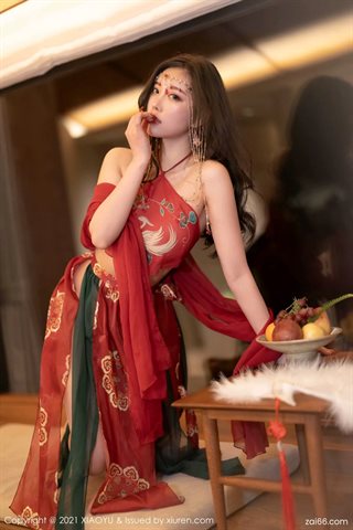 [XIAOYU语画界] Vol.688 Kostum merah Yang Chenchen Yome - 0022.jpg