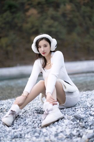 [XIAOYU语画界] Vol.758 Yang Chenchen Yome vestito da coniglio senza schienale con calzini bianchi - 0086.jpg