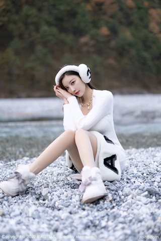 [XIAOYU语画界] Vol.758 Traje de conejo sin espalda de Yang Chenchen Yome con calcetines blancos - 0087.jpg